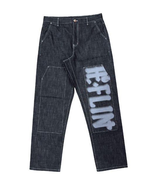 MIDNIGHT GRAFFITI RAW DENIM