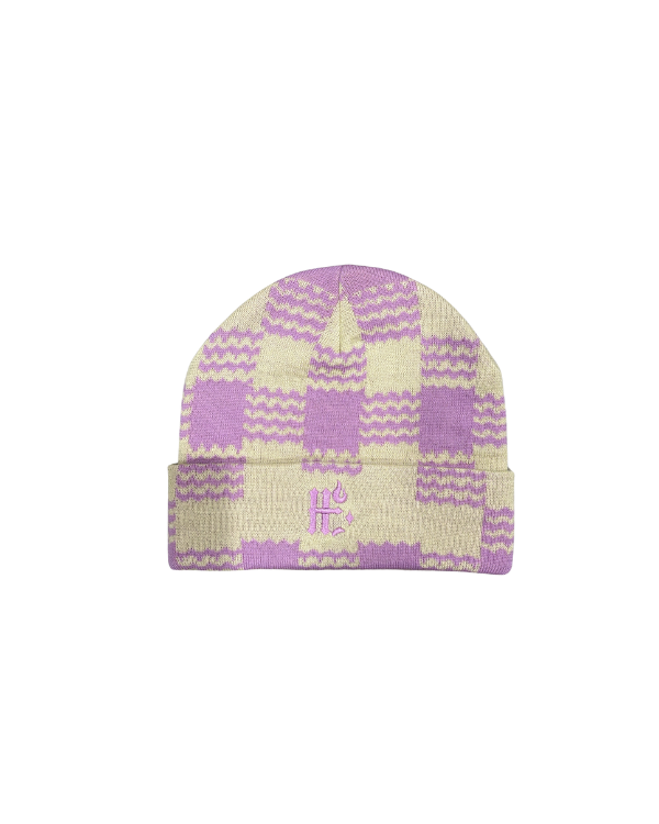 HLF PLAID BEANIE